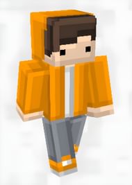 Orange Cartoon Boy (Image via SkinsMC)
